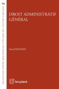 Title: Droit administratif général, Author: David Renders