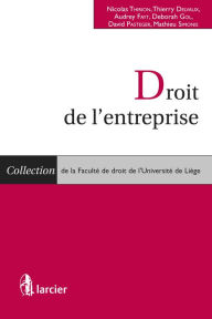Title: Droit de l'entreprise, Author: Thierry Delvaux