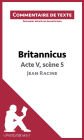 Britannicus de Racine - Acte V, scène 5: Commentaire et Analyse de texte