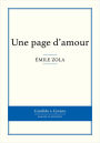 Une page d'amour