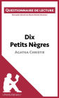 Dix Petits Nègres d'Agatha Christie: Questionnaire de lecture