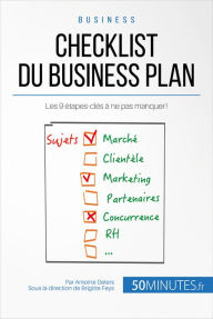 Title: Checklist du business plan: Les 9 étapes-clés à ne pas manquer !, Author: Antoine Delers