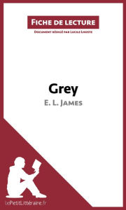 Title: Grey de E. L. James (Fiche de lecture): Analyse complète et résumé détaillé de l'oeuvre, Author: lePetitLitteraire