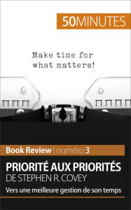 Title: Priorité aux priorités de Stephen R. Covey (Book review): Vers une meilleure gestion de son temps, Author: Alice Sanna