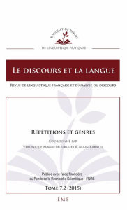 Title: Répétitions et genres: 7.2 - 2015, Author: Véronique Magri-Mourgues