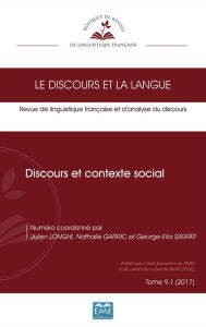 Title: Discours et contexte social, Author: Julien Longhi