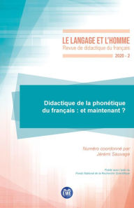 Title: Didactique de la phonétique du français : et maintenant ?: 2020 - 55.2, Author: Jérémi Sauvage