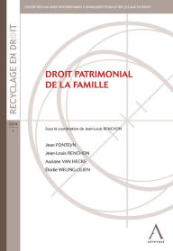 Title: Droit patrimonial de la famille: Droit belge, Author: Jean-Louis Renchon (dir.)