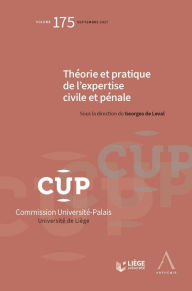 Title: Théorie et pratique de l'expertise civile et pénale: CUP175, Author: Georges de Leval