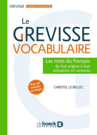 Title: Le Grevisse vocabulaire, Author: Christel Le Bellec