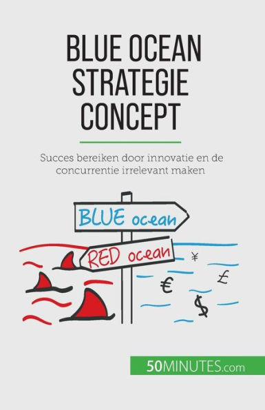 Blue Ocean Strategie concept: Succes bereiken door innovatie en de concurrentie irrelevant maken