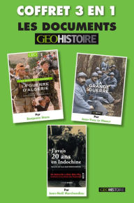 Title: Coffret histoire : La grande guerre, La guerre d'Algérie, J'avais 20 ans en Indochine, Author: Collectif
