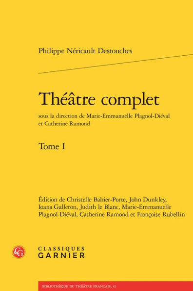 Theatre complet. Tome I