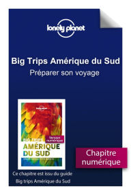 Title: Big Trips Amérique du Sud - Préparer son voyage, Author: LONELY PLANET