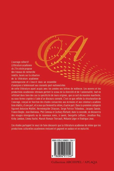 Littï¿½rature acadienne du 21e siï¿½cle