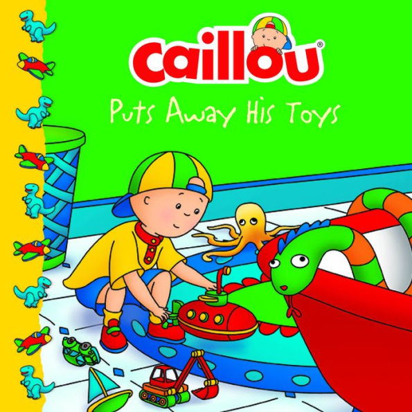 Caillou Puts Away His Toys