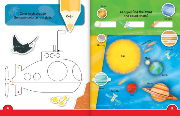 My Early Learning Activity Book: Observation - Logic - Fine motor skills: More Than 500 Stickers