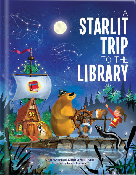 A Starlit Trip to the Library Picture Book for Kids Ages 4-8 Library Adventure, Storytime, and Friendship