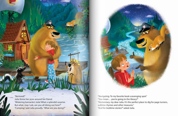 A Starlit Trip to the Library Picture Book for Kids Ages 4-8 Library Adventure, Storytime, and Friendship