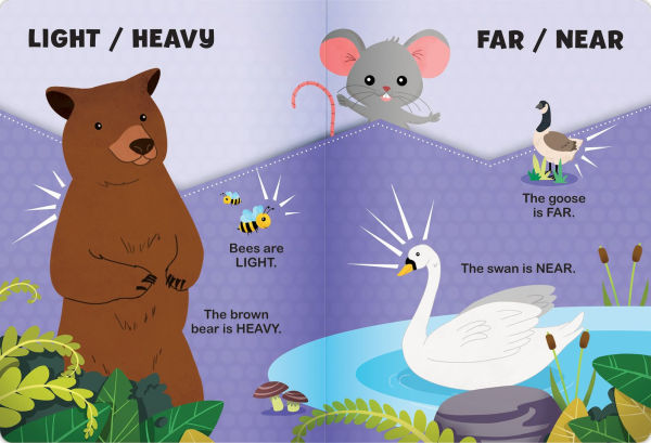My First Concepts Colors, Shapes, Numbers, Opposites: 4-Book Board Book Set for Toddlers: 4 Board Books Included