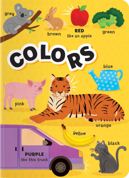 My First Concepts Colors, Shapes, Numbers, Opposites: 4-Book Board Book Set for Toddlers: 4 Board Books Included