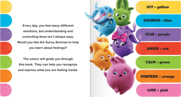 Sunny Bunnies: My Book of Feelings: Joy, Suprise, Anger, Love, Fear, Sadness, Serenity
