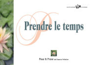 Title: Prendre le temps, Author: Francis Pelletier