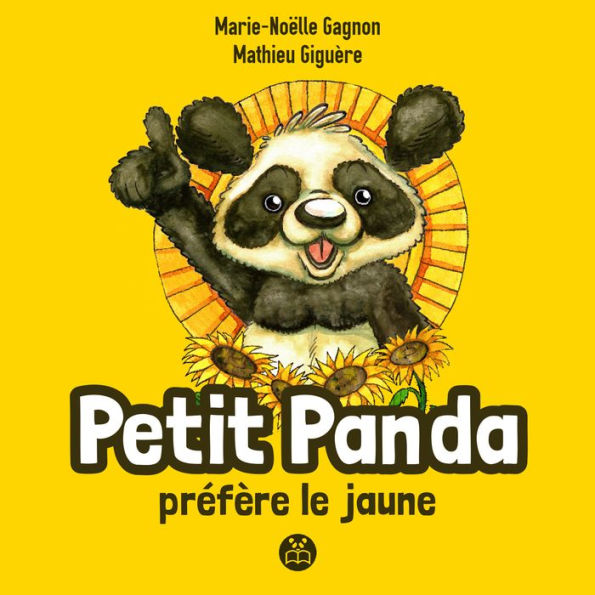 Petit panda préfère le jaune