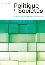 Title: Politique et Sociétés. Vol. 40 No. 3, 2021, Author: André Lecours
