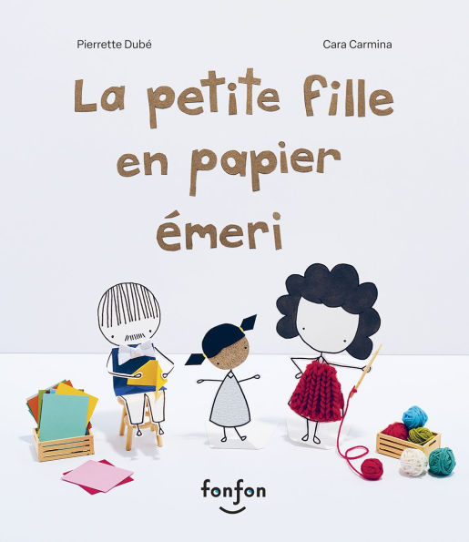 La petite fille en papier meri
