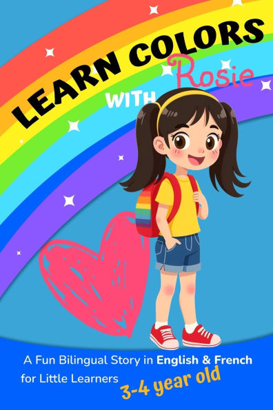 Learn Colors with Rosie: A Fun Bilingual Story in English & French for Little Learners 3-4 year old