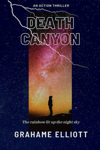 Death Canyon: The rainbow lit up the night sky.