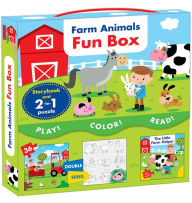 Title: Farm Animals Fun Box: Box with storybook and 2-in-1 puzzle