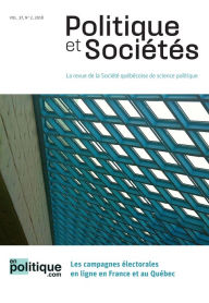 Title: Politique et Sociétés. Vol. 37 No. 2, 2018: enpolitique.com, Author: Arthur Renault