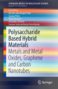 Title: Polysaccharide Based Hybrid Materials: Metals and Metal Oxides, Graphene and Carbon Nanotubes, Author: Carla Vilela