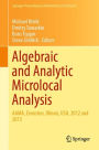 Algebraic and Analytic Microlocal Analysis: AAMA, Evanston, Illinois, USA, 2012 and 2013