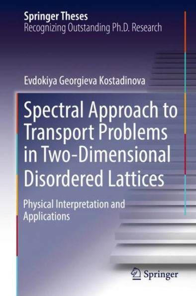 Spectral Approach to Transport Problems in Two-Dimensional Disordered Lattices: Physical Interpretation and Applications