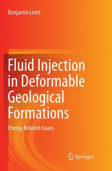 Fluid Injection in Deformable Geological Formations: Energy Related Issues