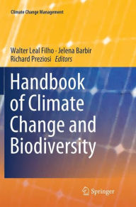 Title: Handbook of Climate Change and Biodiversity, Author: Walter Leal Filho