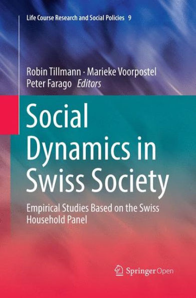 Social Dynamics in Swiss Society: Empirical Studies Based on the Swiss Household Panel