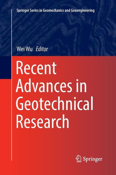 Recent Advances Geotechnical Research