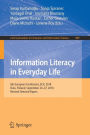 Information Literacy in Everyday Life: 6th European Conference, ECIL 2018, Oulu, Finland, September 24-27, 2018, Revised Selected Papers