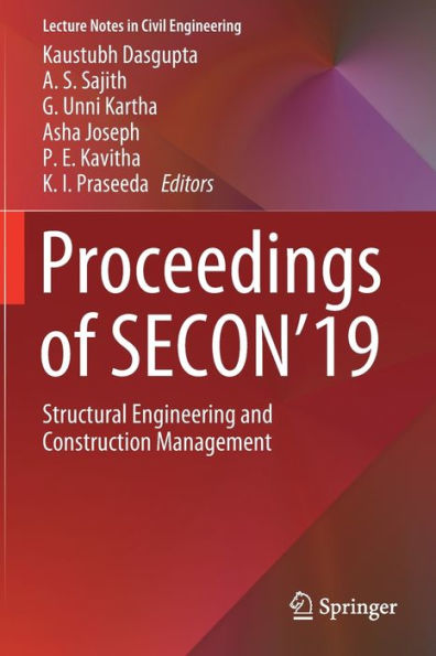 Proceedings of SECON'19: Structural Engineering and Construction Management