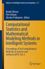 Computational Statistics and Mathematical Modeling Methods in Intelligent Systems: Proceedings of 3rd Computational Methods in Systems and Software 2019, Vol. 2