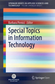 Title: Special Topics in Information Technology, Author: Barbara Pernici