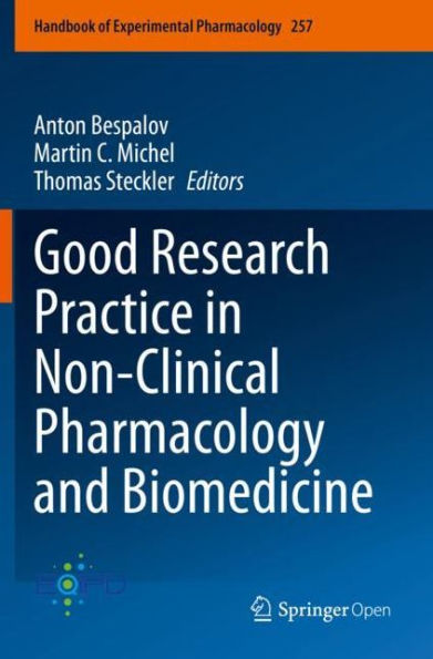 Good Research Practice in Non-Clinical Pharmacology and Biomedicine