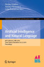 Artificial Intelligence and Natural Language: 8th Conference, AINL 2019, Tartu, Estonia, November 20-22, 2019, Proceedings