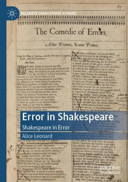 Error Shakespeare: Shakespeare