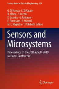 Title: Sensors and Microsystems: Proceedings of the 20th AISEM 2019 National Conference, Author: G. Di Francia