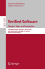Verified Software. Theories, Tools, and Experiments: 11th International Conference, VSTTE 2019, New York City, NY, USA, July 13-14, 2019, Revised Selected Papers